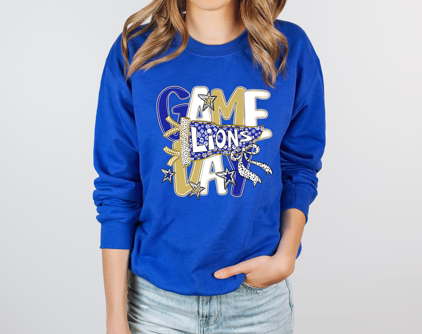 Lions Game Day {Blue & Gold}