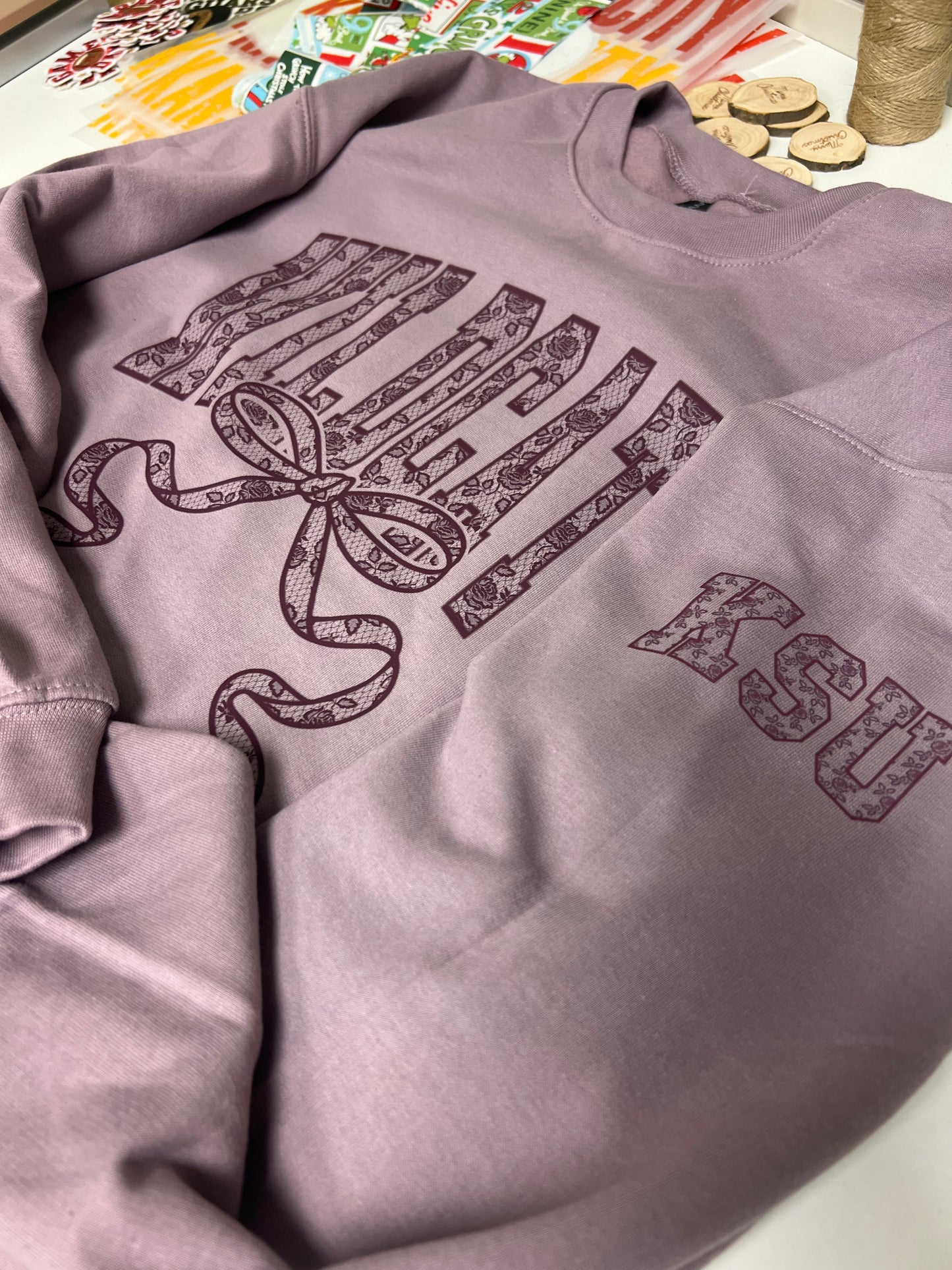 Muted Purple Lace Wildcats