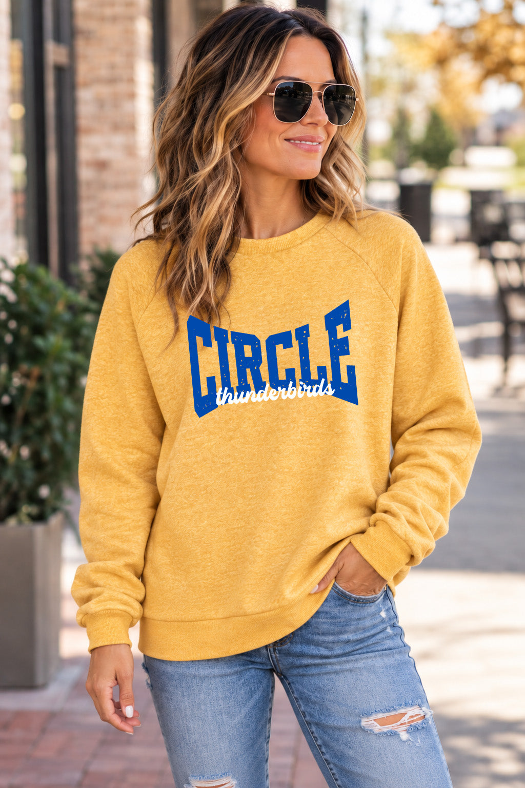 Circle Thunderbirds Vintage Sweaatshirt