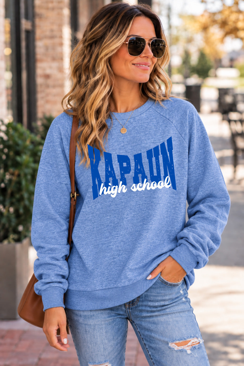Kapaun Heather Royal Sweatshirt
