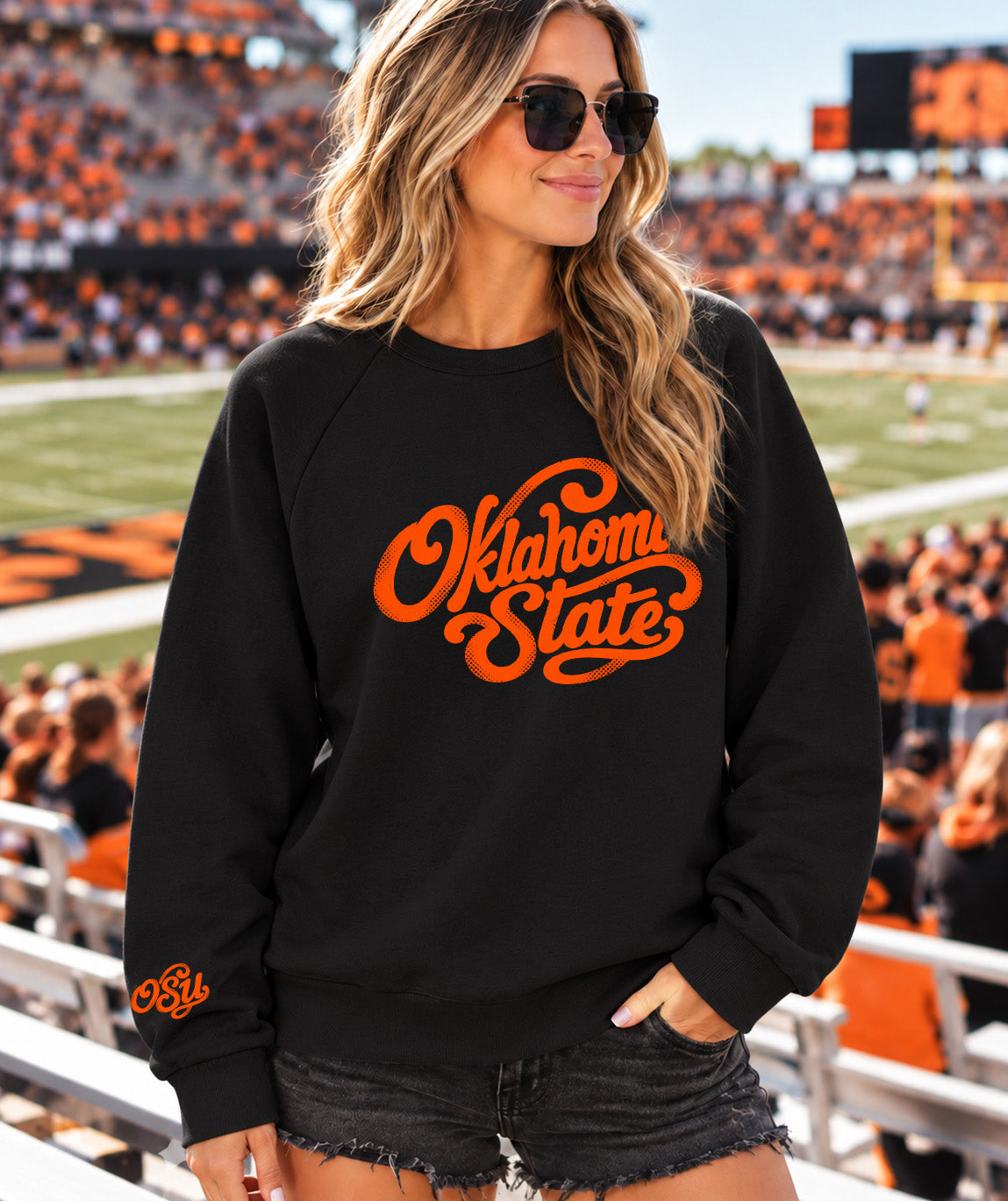 OSU Lightweight Sweatshirt- black