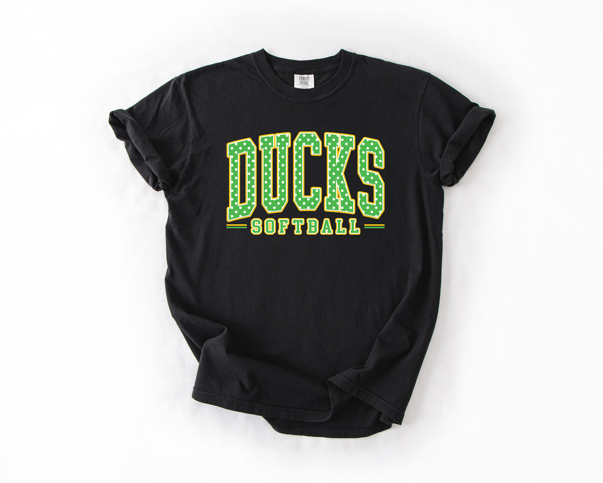 Black CC Ducks Softball