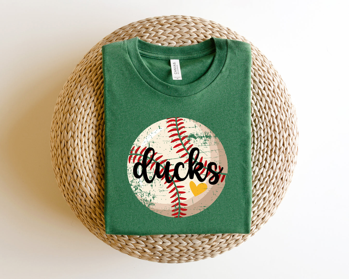 Ducks Baseball Bella Canvas Tee