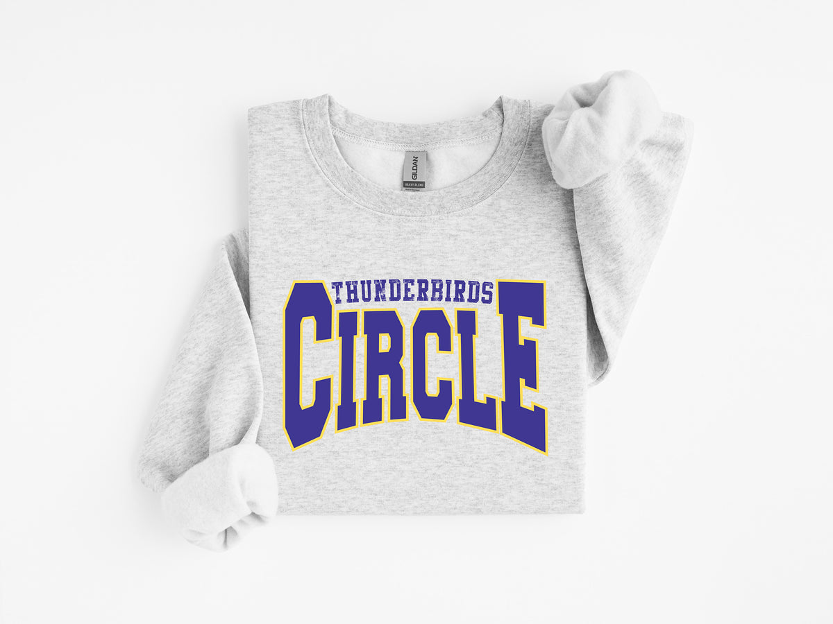 Ash Grey Circle Varsity