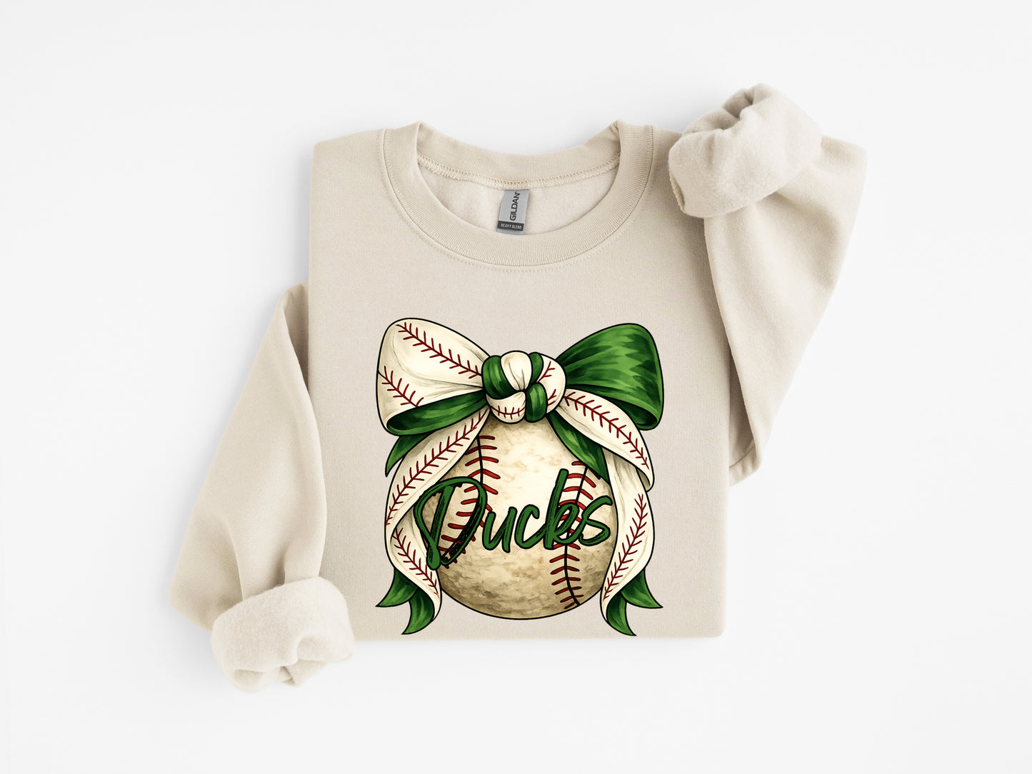 Ducks Vintage Baseball Bow