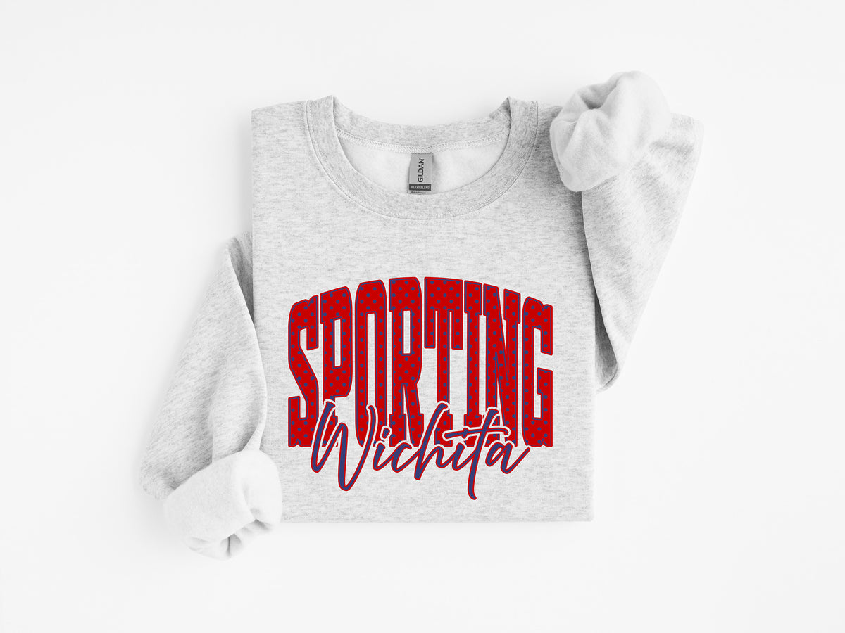 Sporting Wichita Polka Dot- Ash
