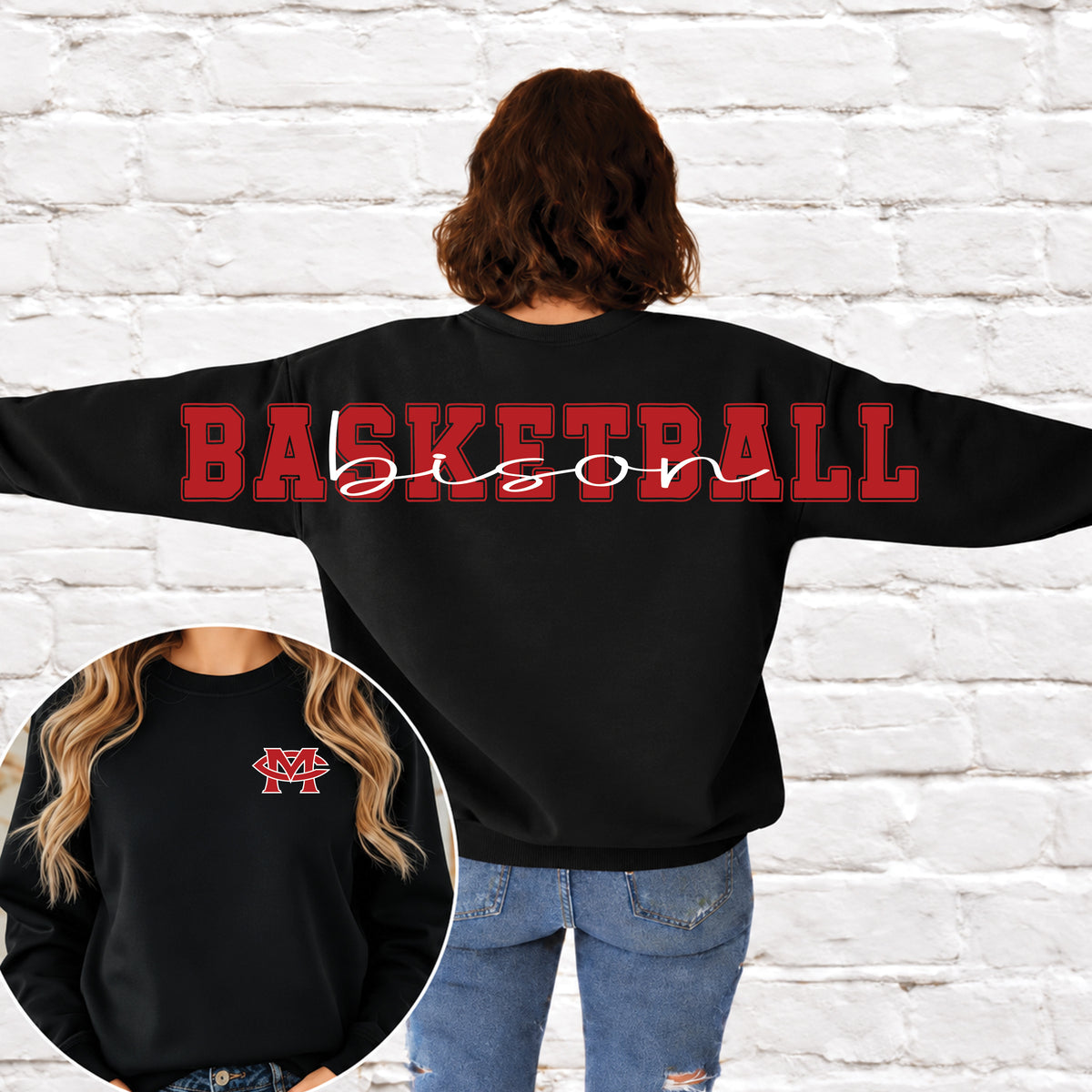 Bison Basketball Big Back