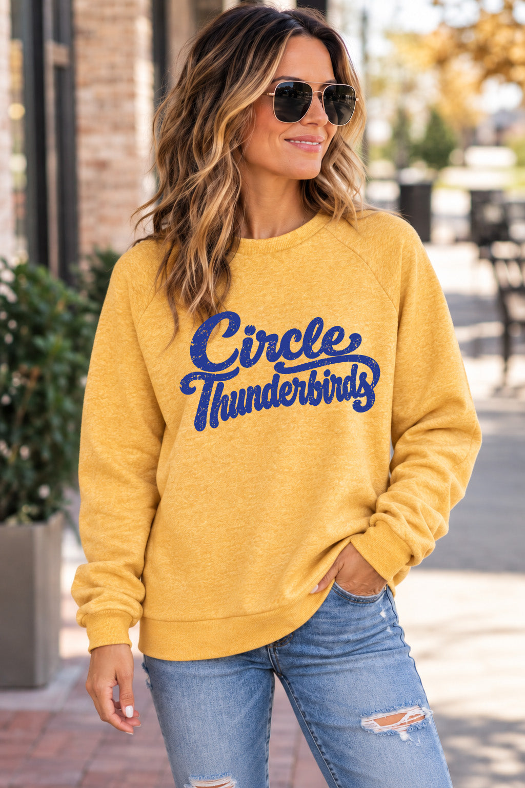 Circle Thunderbirds Lightweight Sweatshirt