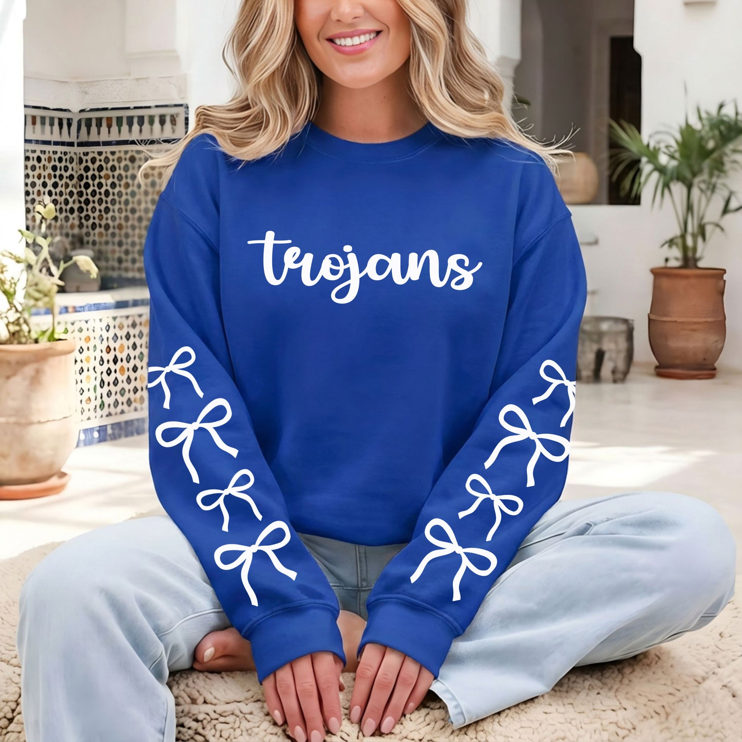 Trojans Bow Sweatshirt