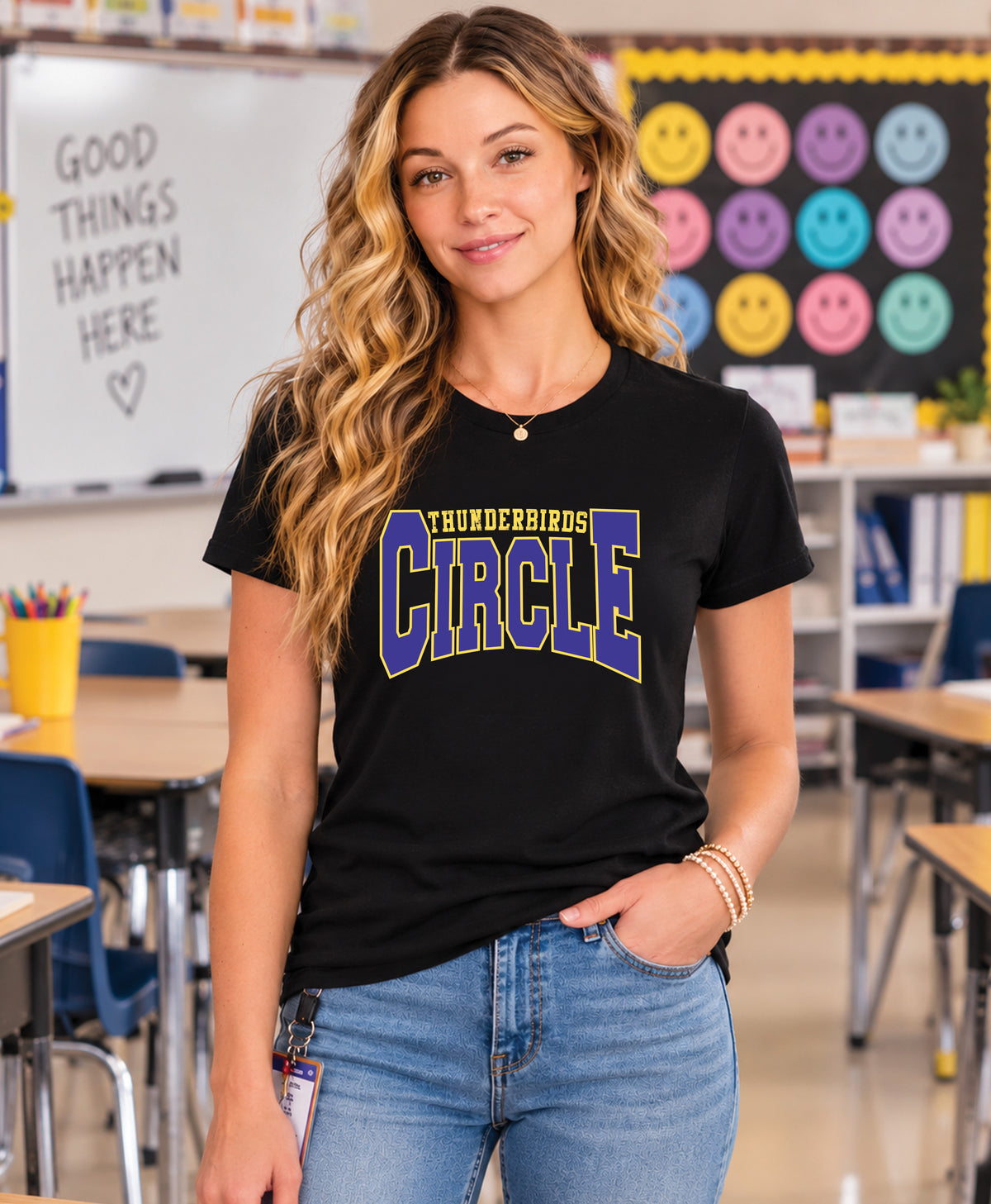 Black Womens Cut Tee