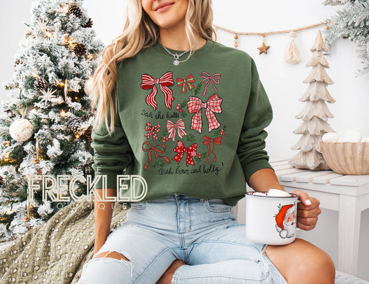 Deck the Hall (Red & Green)