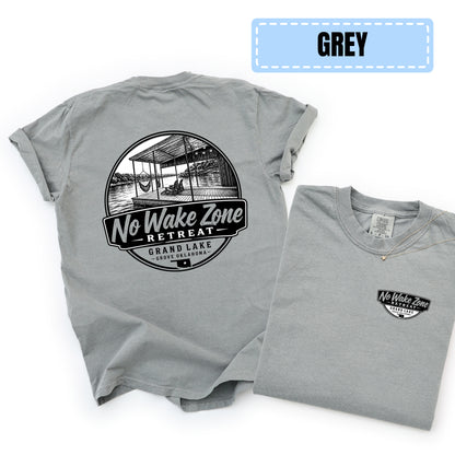 No Wake Zone Comfort Color Tee