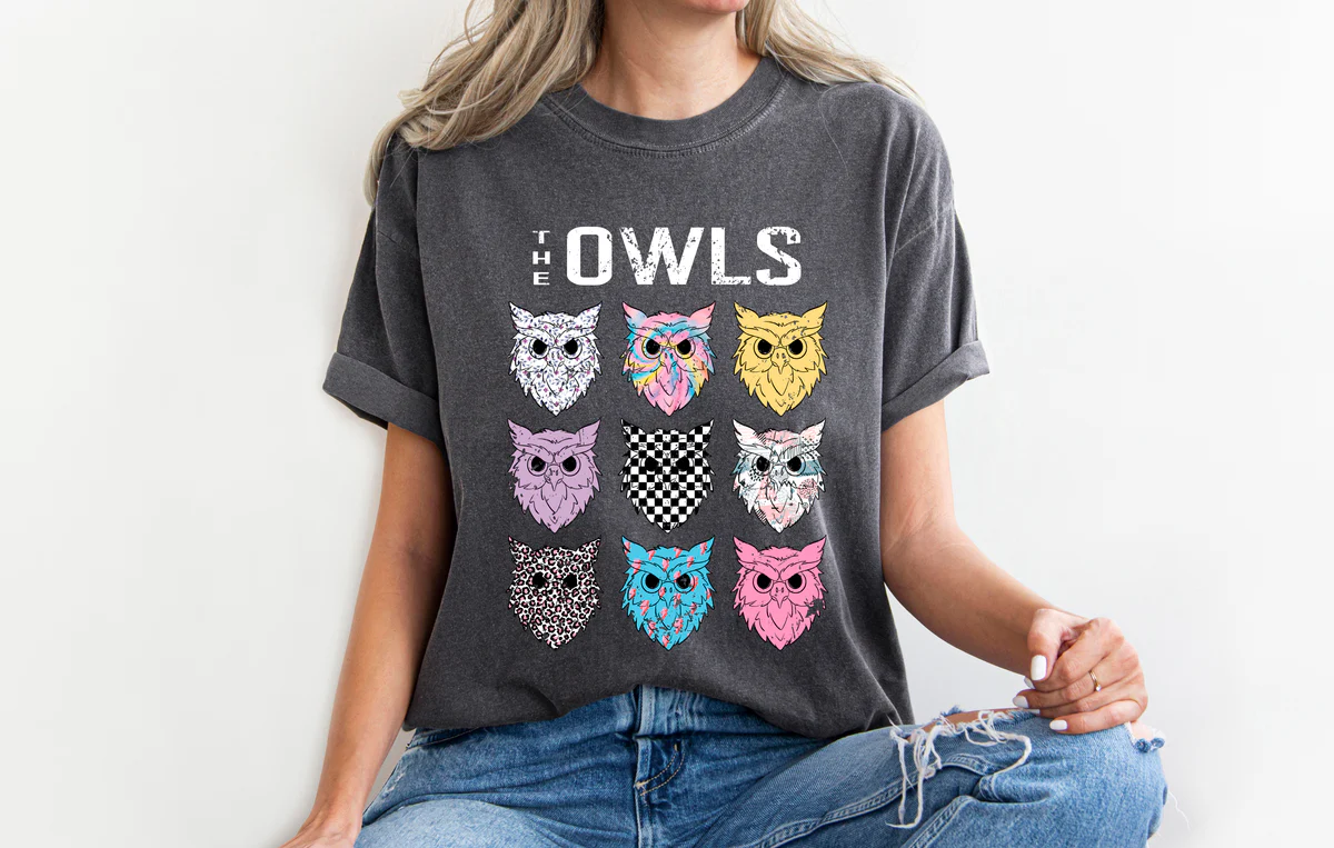 Colorful Owls