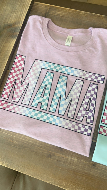 **DISCOUNTED**Checkered Mama Tee