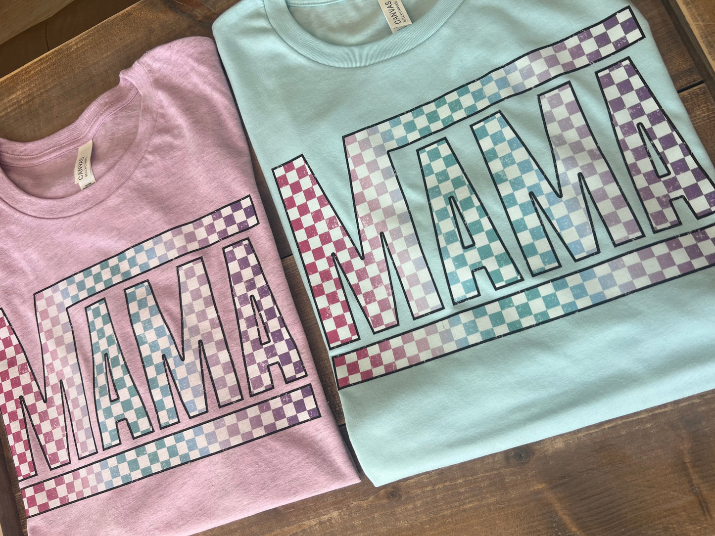 **DISCOUNTED**Checkered Mama Tee