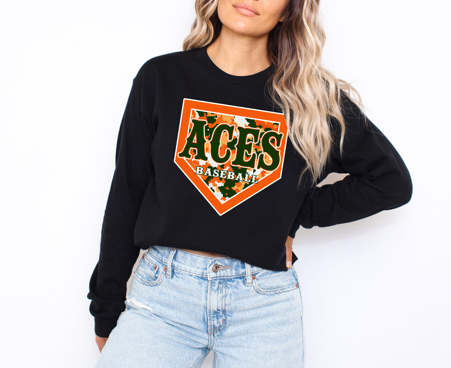 Camo Long Sleeve or Hoodie