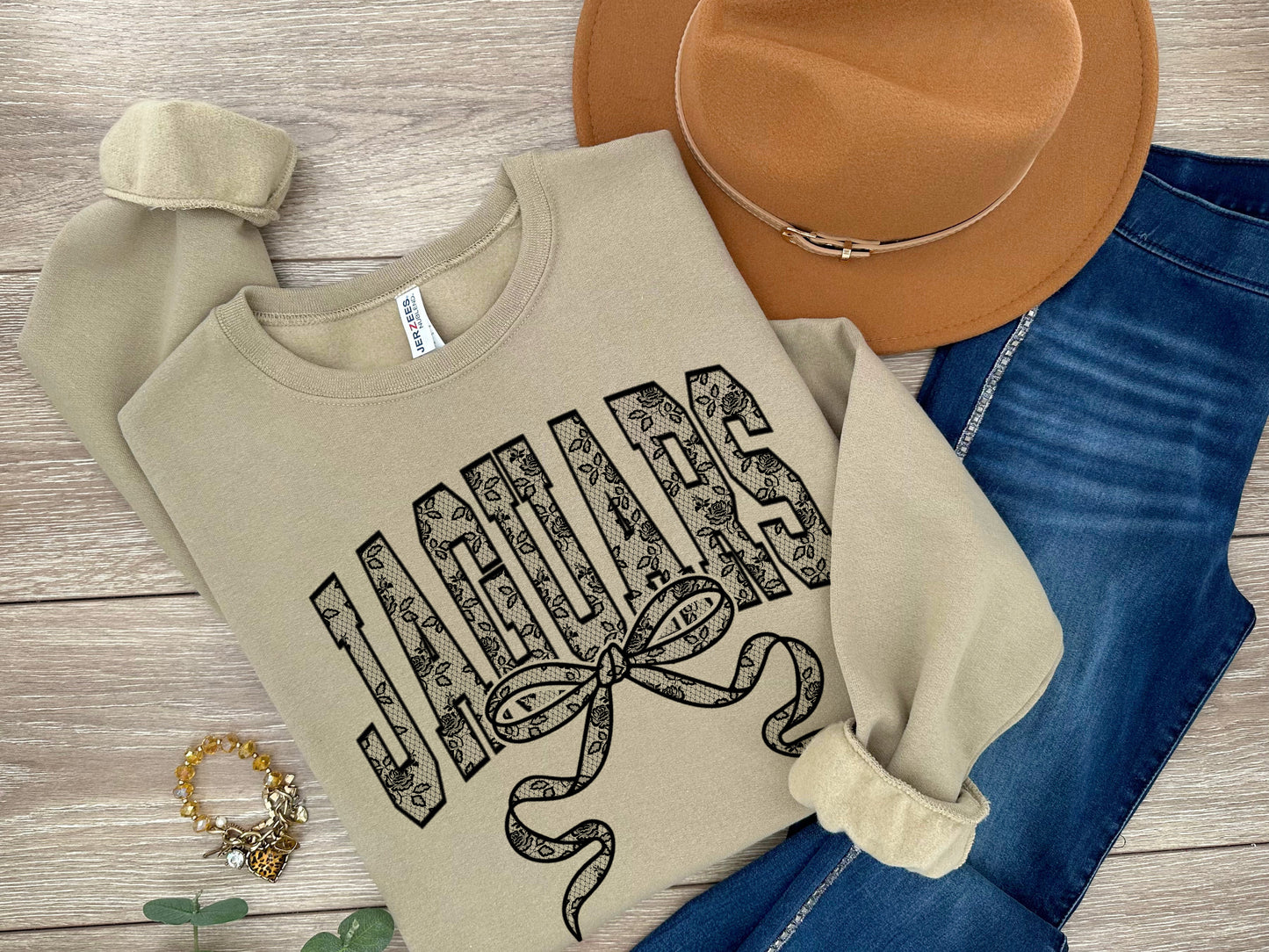 Faux Black Lace Jaguars