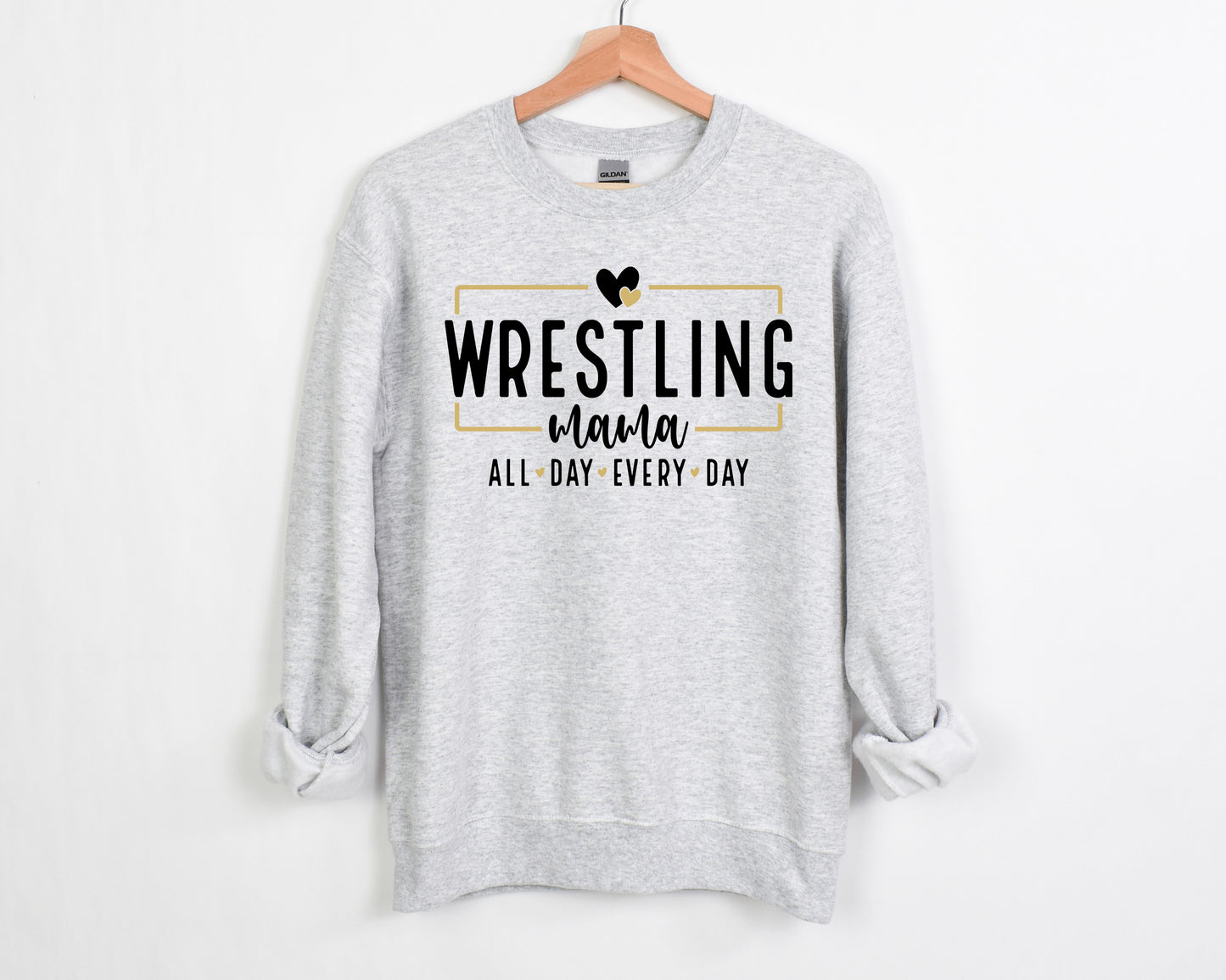 Wrestling Mama {Black, Gold, Ash}