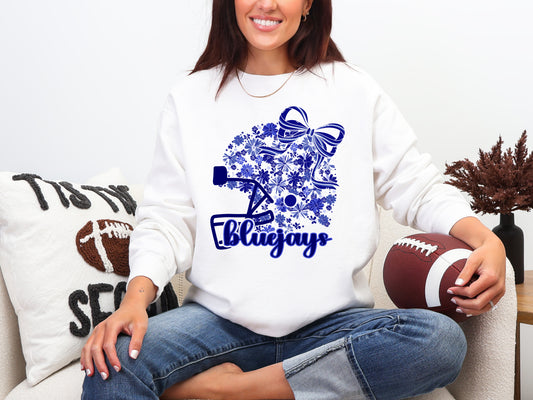 Bluejays Floral Helmet