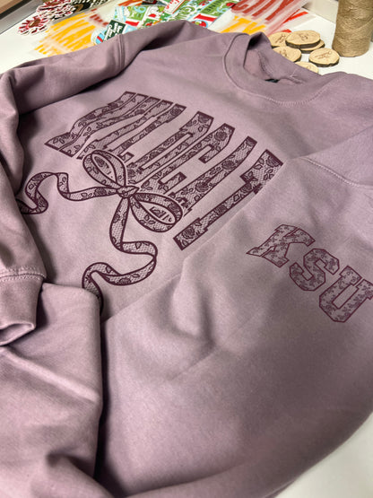 Muted Purple Lace Wildcats