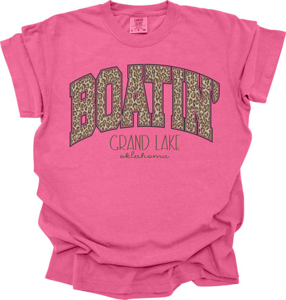 Leopard Boatin Grand Lake
