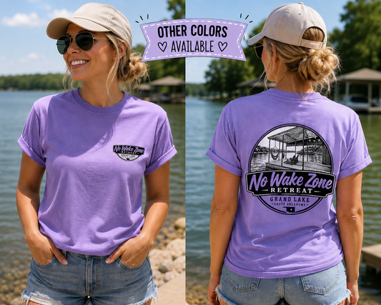 No Wake Zone Comfort Color Tee