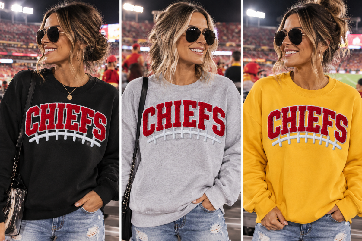 Chiefs Chenille Patch Sweatshirt