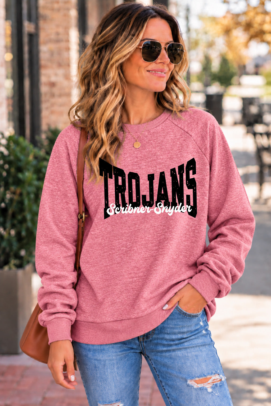 Scribner-Snyder Trojans Vintage Sweatshirt
