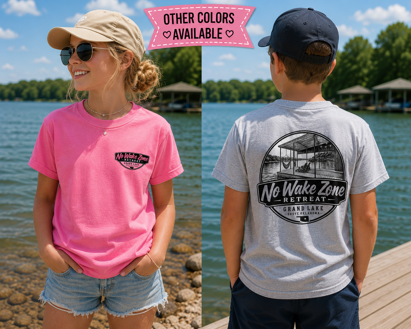 No Wake Zone Youth Tee