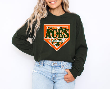 Camo Long Sleeve or Hoodie