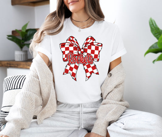 Rockets Checkered Bow