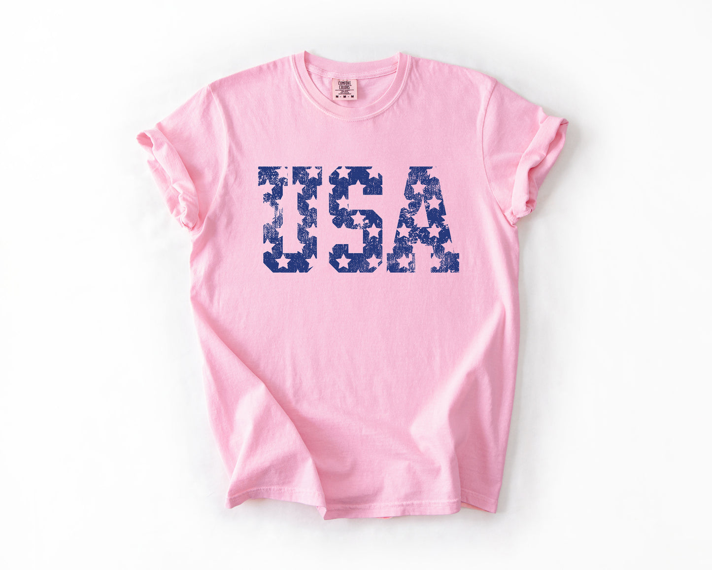 Navy USA on Pink