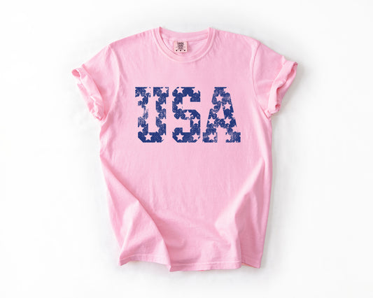 Navy USA on Pink