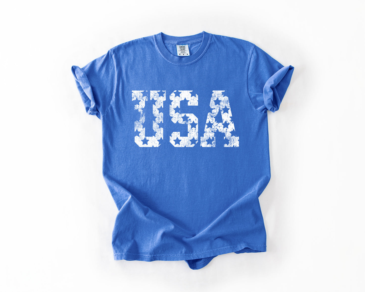 White USA on Flo Blue
