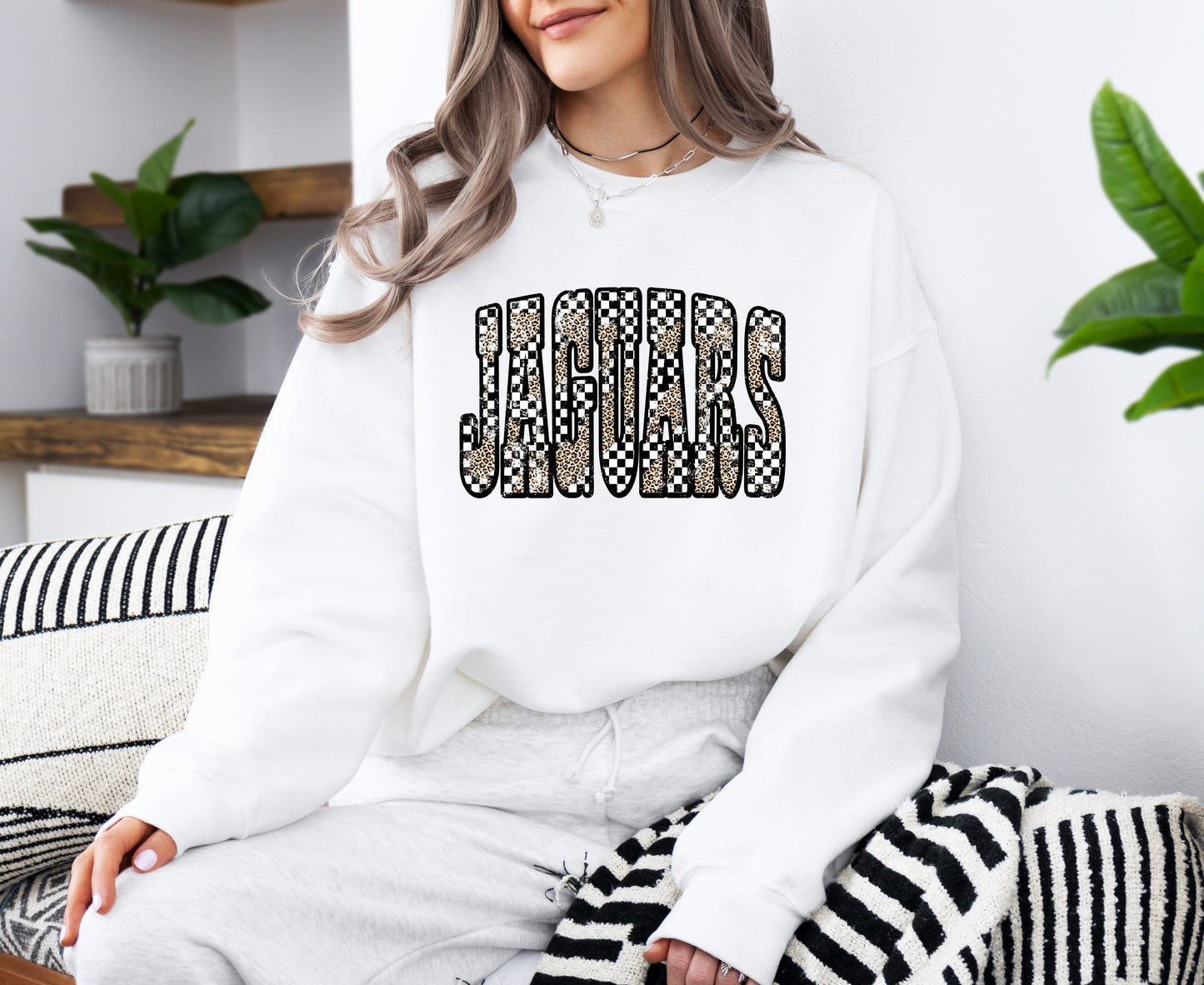 Jag Checkered Sweatshirt