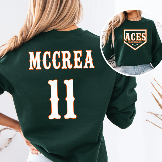 Aces Hoodie with Name & Number