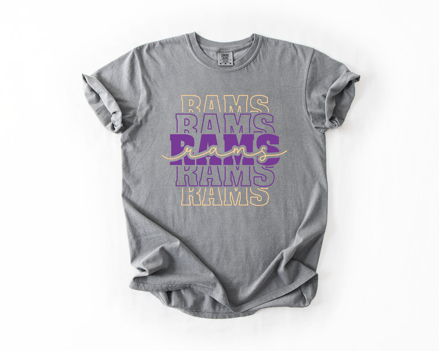 Rams Sweatshirt or Comfort Color Tee