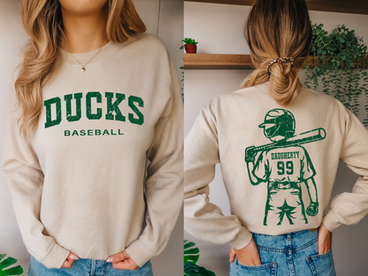 Custom Vintage Baseball Sweatshirt