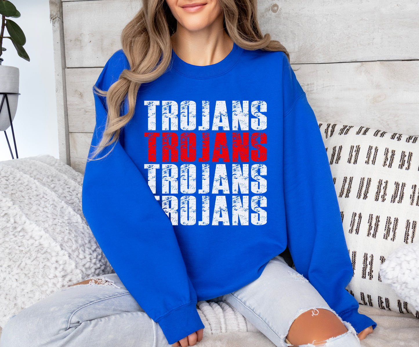 Distressed Stacked Trojans