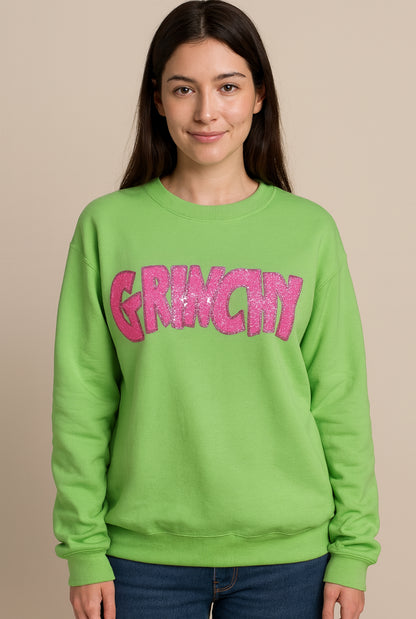 Grinchy Sweatshirt Discounted