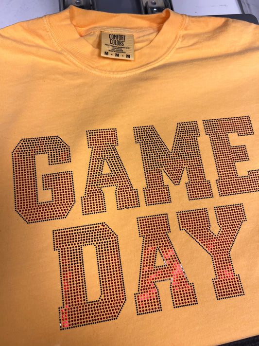 Discounted Spangle Tee (Red and Yellow) (M)