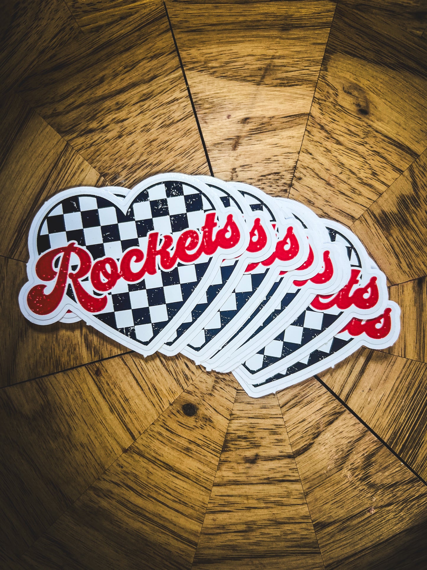 3" Wide Vinyl Sicker {Rockets}