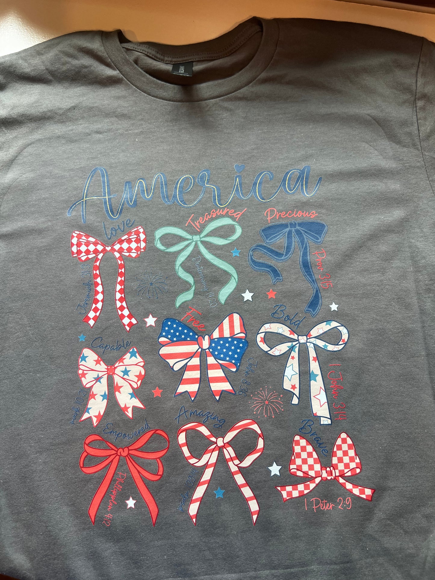 Discounted Bows Tee- AM