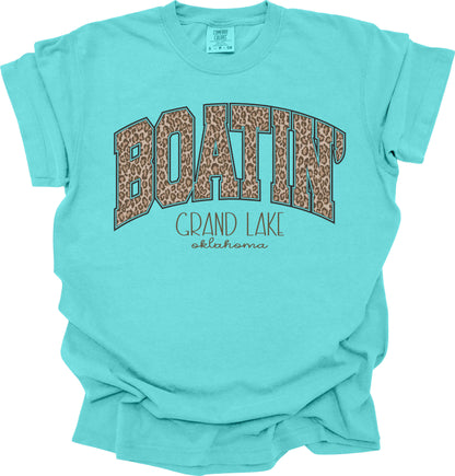 Leopard Boatin Grand Lake