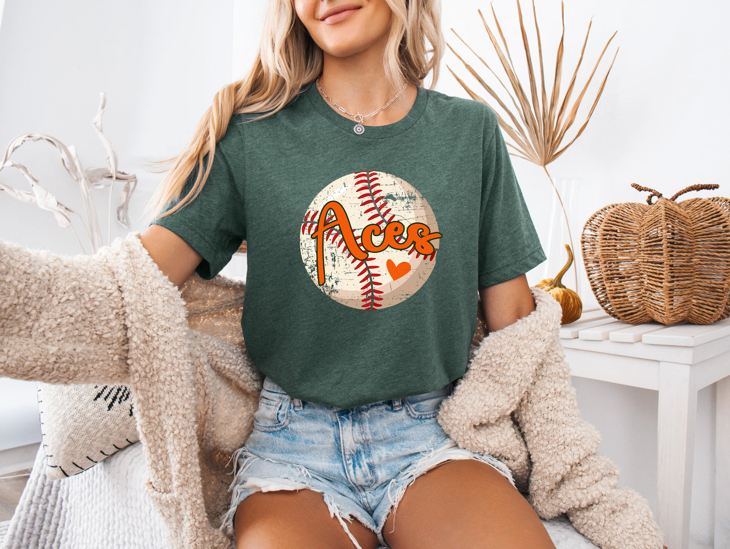 Aces Vintage Baseball Tee