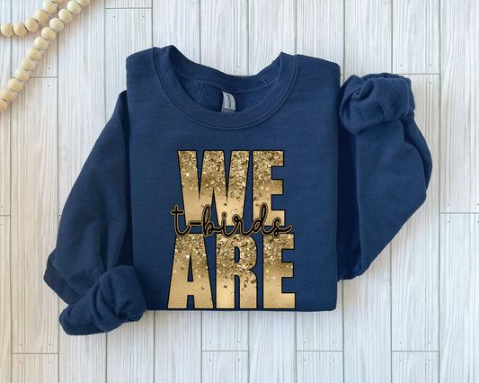 We Are T-Birds {Faux Sequins Gold}