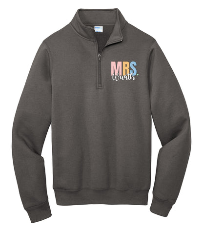 Personalized Teacher Quarter Zip