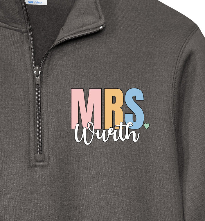 Personalized Teacher Quarter Zip