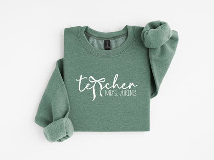 Personalized Teacher Sweatshirt