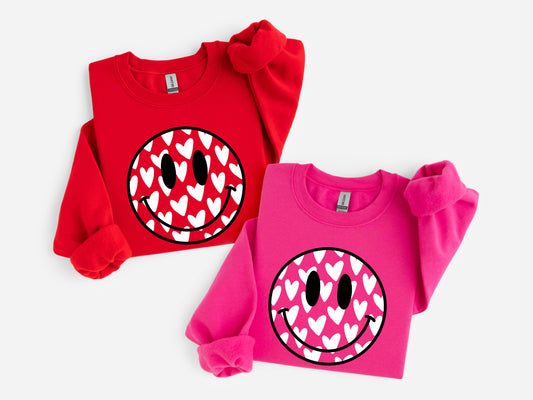 $20 Smiley Valentine Sweatshirts